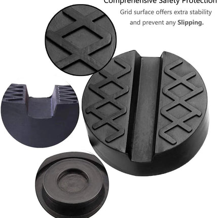 Floor Slotted Car Jack Rubber Pad Frame Protector Adapter Jacking Tool Pinch Weld Side Lifting Disk For Audi Mercedes Ford Lada