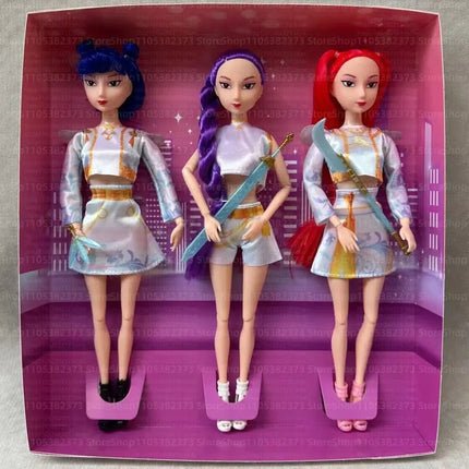 New 30cmPrincess Doll Rumi Mira Zoey Exquisite Action Figure DIY Toy Premium Plastic Model Perfect Collection and Gift for Girls