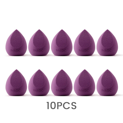 IMAGIC Makeup Sponge 10 Pcs Wet And Dry Puff Professional Soft Makeup Puff Sponge Ultra-High Quality Bigger Combination Packages
