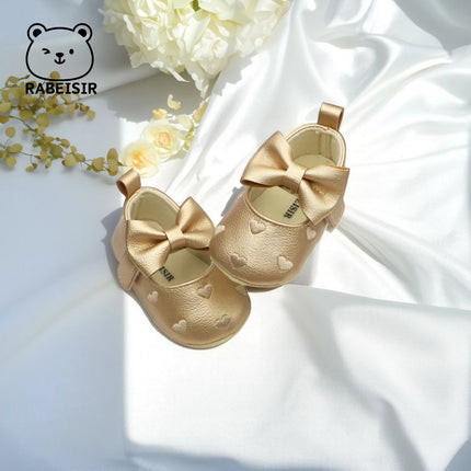 Baby girl toddler shoes baby embroidery love style baby's first pair of step shoes breathable non-slip fashion