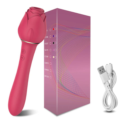 Rose-Sucking Toys Vibrator for Women Nipples Clitoris Vacuum Clit Sucker Stimulator Female Sex Toys Goods Vibrators for Adults