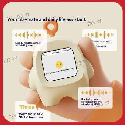 Hot New Releases  AI Smart Robot Voice Dialogue Kids Companion Educational Clock Learning Toy Ideal Birthday Gift For Children