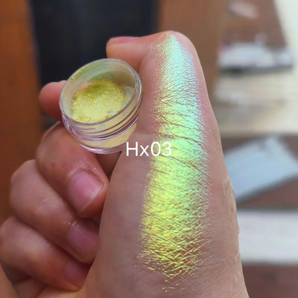 Colorful Chameleon Eyeshadow High Pigmented Multi Chrome Pigments Metallic Eye Shadow Pallete Eye Glitter Shiny Makeup Cosmetic