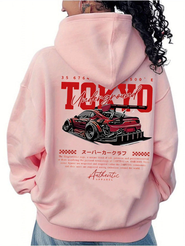 2026 Lady's Printed Fashion Trend New Style Hooded Sweatshirt Versatile Slimming Casual Long-Sleeved Sportswear hoodies