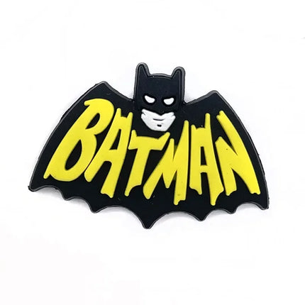 8Pcs Superheroes Batman Shoe Charms for Clogs Bubble Slides Sandals PVC Shoe Decorations Buckle Accessories for Kids