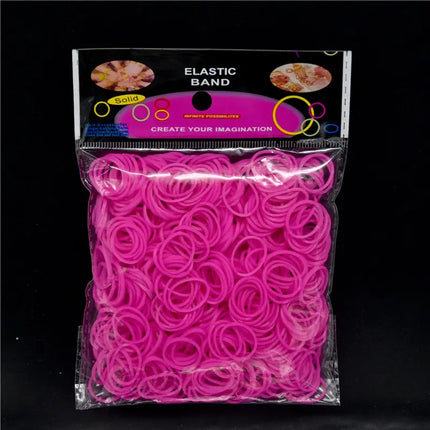 New Loom Rubber Bands Bracelet for Kids or Hair Rubber Loom Bands Make Woven Bracelet DIY Craft Toys Christmas Gift