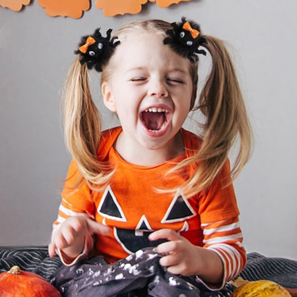 Halloween Spiders Hairpin Stylish Hair Clip Animal Hair Barrettes for Baby Girls Kids Parties Headwear Hair Decorations