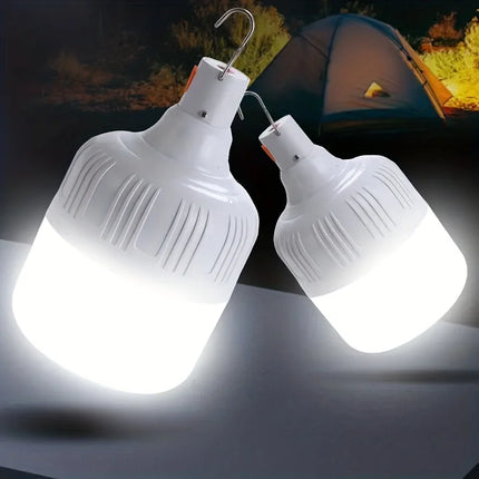 1/2/5/8pcs High Power LED Light Charging Emergency Lamp Outdoor  Portable Lanterns BBQ Camping lamp Search Light  Emergency Bulb