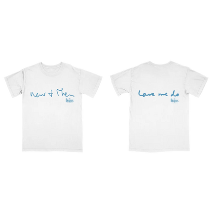 The Beatles "Let It Be" Album Quad-Image T-Shirt – Band Portrait & Typographic Apparel for Classic Rock Fans T-shirts
