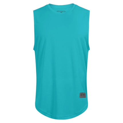 Quick Drying Elastic Sports Sleeveless T-Shirt Shirt Custom Printing Logo Embroidery Men's and Women's Running Fitness Vest