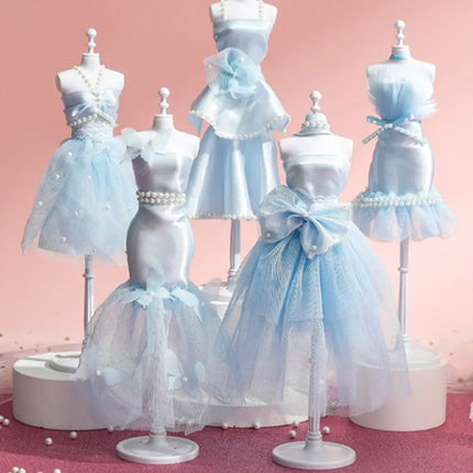 Skirt DIY Doll's Clothes Kit Handmade Fashion Design Princess Toy Outfit Kit Cute Wear Doll's Dress Material Kids Girl