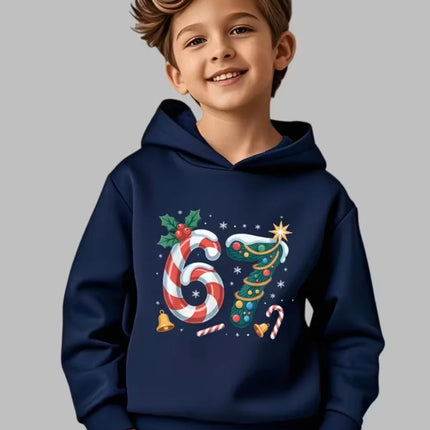 Funny Six Seven 6 7 Meme Hoodie for Kids Chaotic Humor Y2k Game Saying Tee Christmas Gift Boys Tops Fashion Children's Clothing