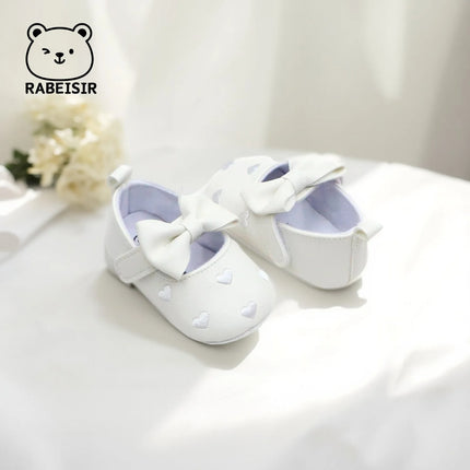 Baby girl toddler shoes baby embroidery love style baby's first pair of step shoes breathable non-slip fashion
