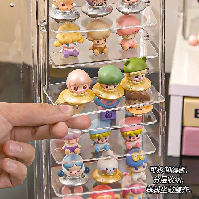 Acrylic Organizer For Collectible Figure And Blind Box Toy Large-Capacity High Definition Transparent Miniature Display Shelves