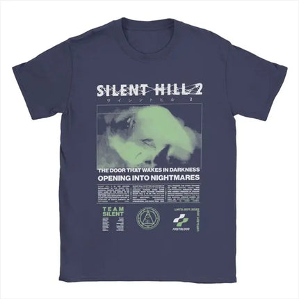 Men Silent Hill 2 T-Shirts Cotton Clothing Casual Short Sleeve Round Neck Tee Shirt Adult T-Shirts 72473