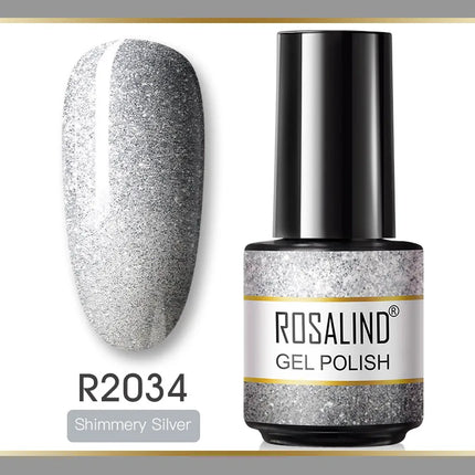 ROSALIND Gel Nail Polish UV Base Top Coat Soff Off Stamping Polish All For Art Manicure Semi Permanant Gel Nail Fast Shipping
