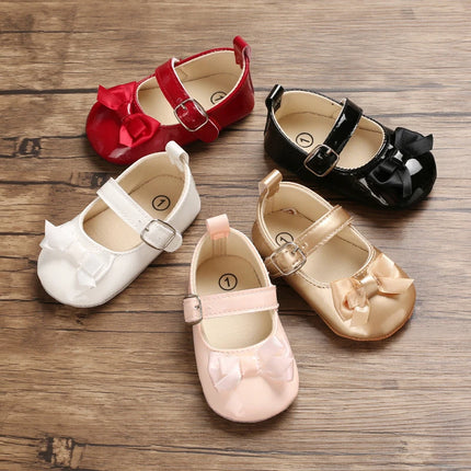 Spring and Autumn Style 0-1 Year Old Baby Walking Shoes Soft Rubber Soled Baby Shoes Breathable and Non Slip Princess Shoes