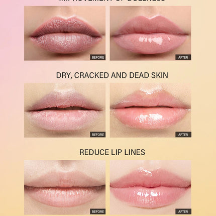 Moisturizing Lip Balm Nourishes Peptide Moisturizes Lightened Remove Dead Skin Lip Lines Anti-chapping Caramel Lip Care Gel