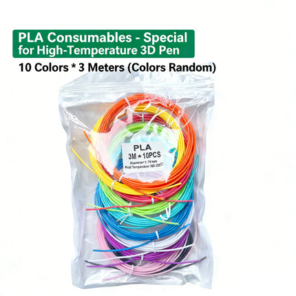 40 Colors 3D Pen Filament 1.75mm PLA Each Color 33 Feet 10m Glow-in-the-Dark 3D Filament Perfect Child Gift & Teaching-Specific