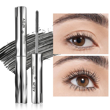 Steel Tube Mascara,Lengthens,Curls Lashes Volumizing Mascara Lasting for Party Makeup & Holiday Cosmetics for Enhanced Eyes
