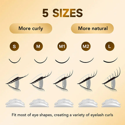 Gollee Eyelashes Perm Kit Lash Curler Treatment Makeup 4-6 Weeks Lasting Professional Eyelash Lifting Set For Lash Curler Perm