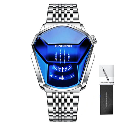 BINBOND New Casual Unique Digital Clock Men Luxury Watch Automatic Watches Mens Gold Fashion Quartz Wristwatches Montre Homme 01