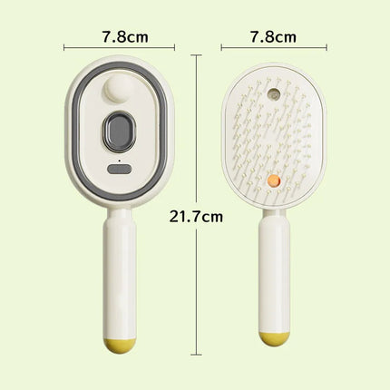 Electric Spray Air Cushion Comb Electric Steam Hair Brush Comb Rechargeable Steams Brush for Hairs Reduce Frizz Nourishes Hairs