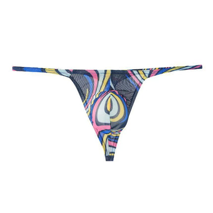 Men Print Thongs G Strings Briefs Sexy Accessories Hot Underwear Low Rise Bikini Sissy Pouch Hot Lingiere Breathable Underpants