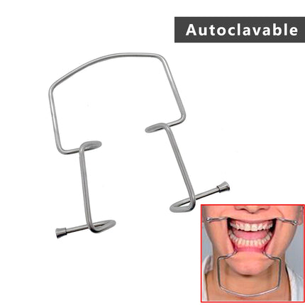 2pcs Dental Mouth Expand Lip Retractor Intraoral Cheek Stainless Steel Retractor Dentistry Material Tool