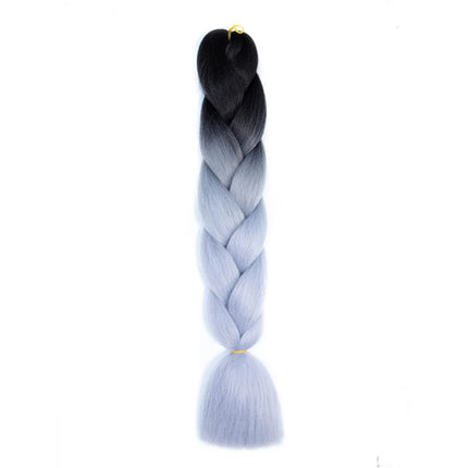 24 Inches DIY Jumbo Braiding Hair Synthetic Hair Extensions Afro Ombre Crochet Braid Hair Wholesale For Women