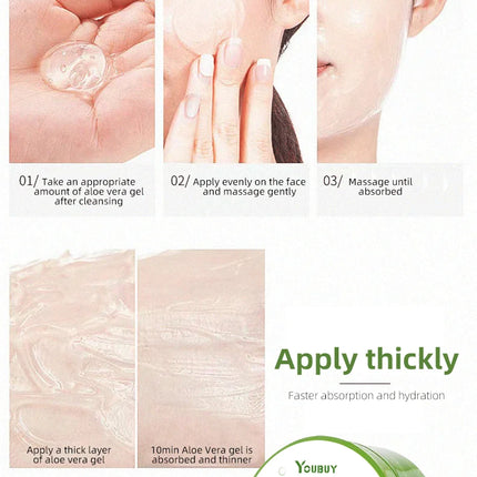 Youbuy Aloe Gel Gel Moisturizing Facial Brightening Skin Care Product