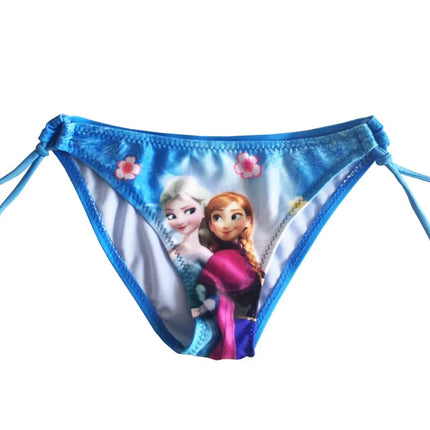2026 New Summer Baby Girls Clothes Suit  Girls Cartoon Elsa Anna Swimwear Girls Frozen Bikini Set