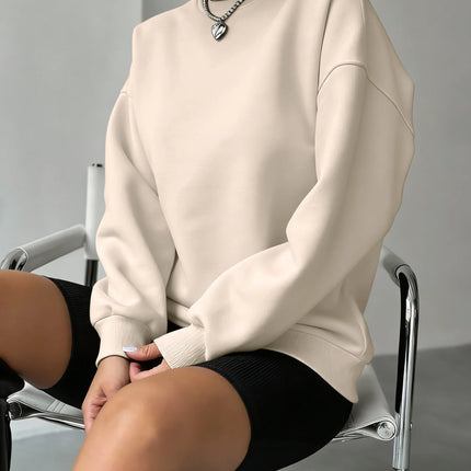 Solid Fashion Streetwear Women 12 Color Sports Sweatshirts Autumn Casual Pullovers Thicken Y2K Hoodie Hip Hop Street Sportswear