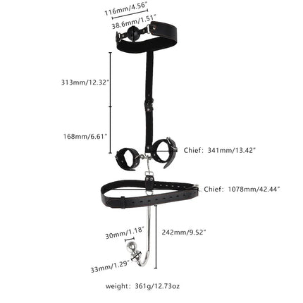 BDSM Sex Toys Adjustable Size Leather Collar Neck Bondage Kit Anal Hook Metal Butt Plug MAdult Games Couple Flirt Sex Toys