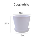 5pcs white