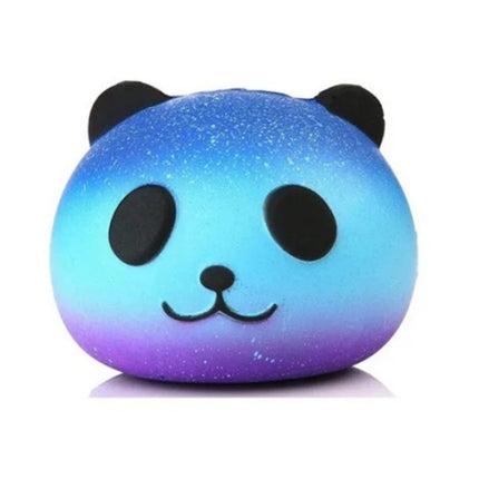 Squishy Blue Dream Starry Sky Unicorn Dog Panda Squeeze Stress Relief Toy Set，Slow Rising Soft Fidget Toys for Kids Girl Gift