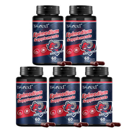 Natural Epimedium Capsules Enhance Endurance Supplement : Boost potency & Morning Power (Men's Health Secret)