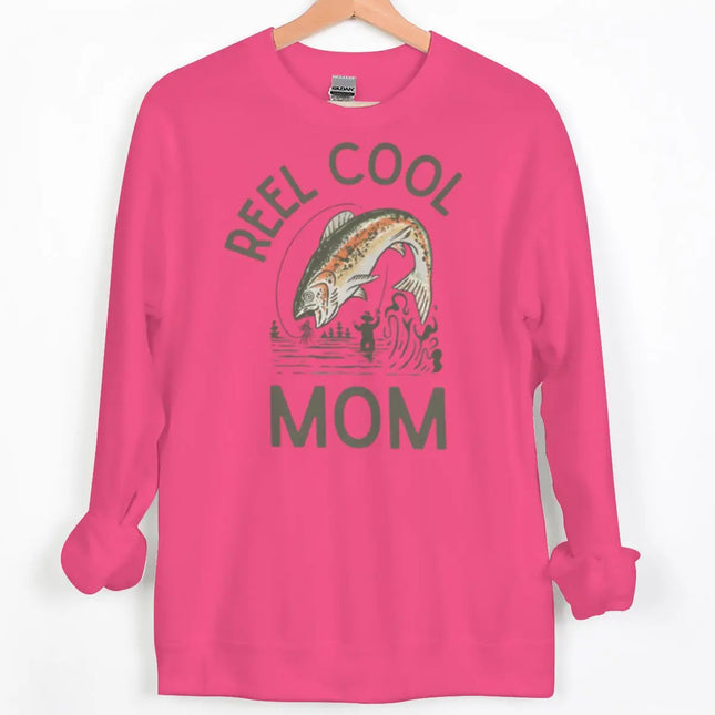 Reel Cool Dad/Mom Vintage Style Sweatshirt Men Women Fishing Lover Gifts Y2K Sudaderas Long Sleeve Couple Matching Sweatshirts