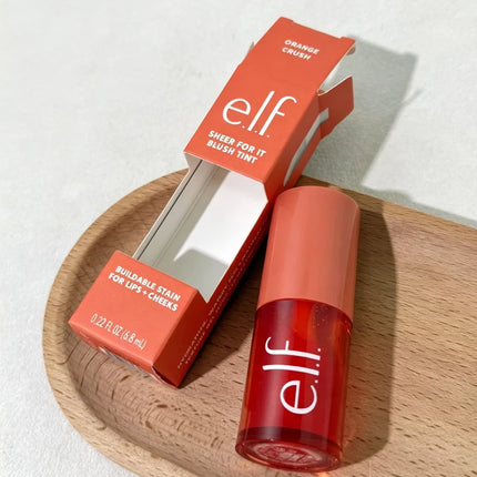 Elf Blush for Lips Cheeks Smooth Liquid Blush Two-ended Lipstick Lip Gloss Long-lasting Makeup Pink Primer for Pore Minimization