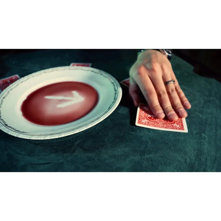 Invocation Trick by Invisible Compass Liquid Wine Moving Mind Reading Magic Tricks Blow to Reveal Symbol Card Illusions Gimmicks