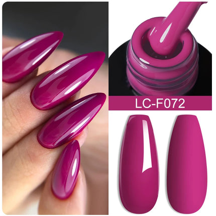 LILYCUTE 7ML Glitter Gel Nail Polish Sparkling Semi Permanent UV Gel Colorful Shinning Gel Varnish Nail Art Soak Off UV LED Gel