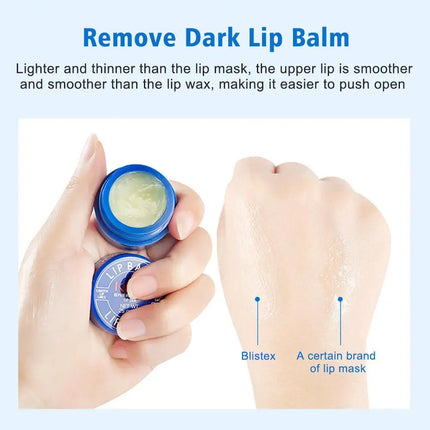 3Pcs Remove Dark Lip Balm Lightening Mask Gloss Oil Exfoliating Clean Moisturizer Makeup Beauty Health Care Products New