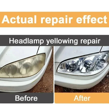 Headlight Repair Spray for Car Refurbishment Anti-Oxidation Coating Car Lamp Polishing Agent Scratch Restoration Dirt Clean