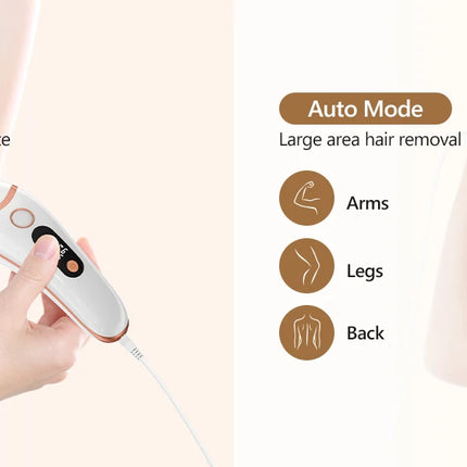 IPL Devices Hair Removal Laser 17J 999900 Light Pulses HR/SC/RA 9 Levels Whole Body Painless Hair Removal Home Use For Men Women