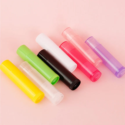 10/100pcs  Empty Lip Gloss Tubes Empty Cosmetic Containers Lipstick Jars Balm Tub Portable Travel Makeup Tools 5ml 5g