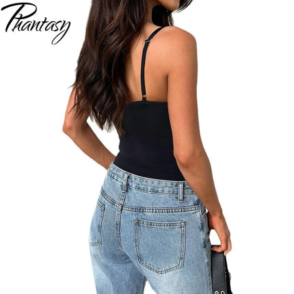 Phantasy Sexy Spice Sling Strap Slim Vest Women's Clothing 2025 Spring And Summer Comfortable Breathable Vest for Women Home
