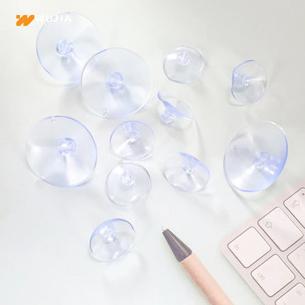 30/50/100pcs Clear Sucker Powerful Vacuum with Holes Suction Cups Wall Kitchen Bathroom Wedding Car Glass Decorate Hooks 25-40mm