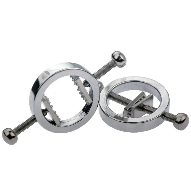 Stainless Steel Adjustable Nipple Clips Erotic Goods Nipple Stimulation Breast Bondage Restraint Bdsm Sex Toy for Woman