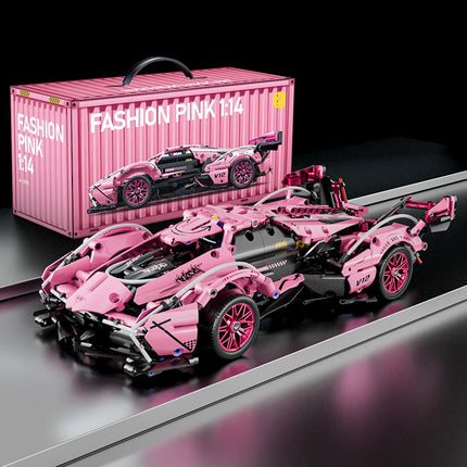 Building Blocks Roadster Technology 1:14 Racing Roadster building blocks Assembly brick vehicle toy gift for boys