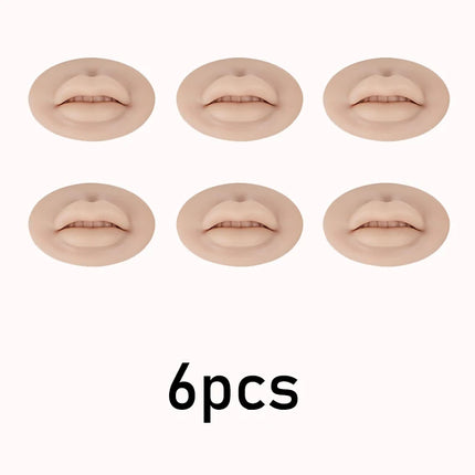 5D Dimensional Lip Practice Skin Microblading Permanent Makeup Soft Film Silicone PMU Lip Mold Beginner Tattoo Supplies Tool